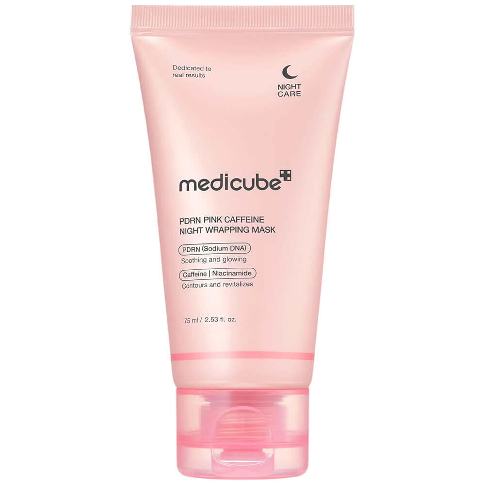 Ночная маска-плёнка с ПДРН и кофеином medicube PDRN Pink Caffeine Night Wrapping Mask, 75 мл