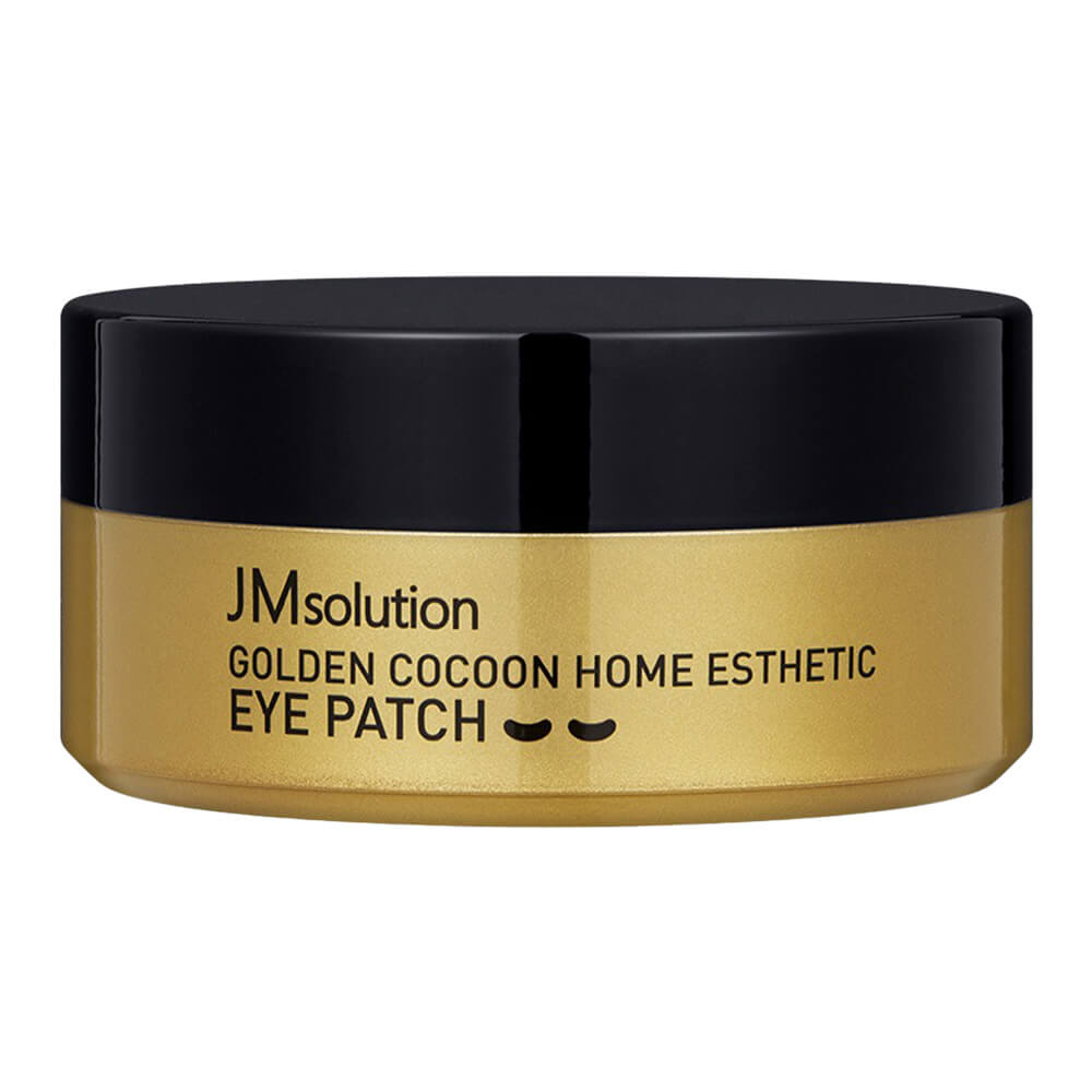Гидрогелевые патчи с шёлком и золотом JMsolution Golden Cocoon Home Esthetic Eye Patch, 60 шт