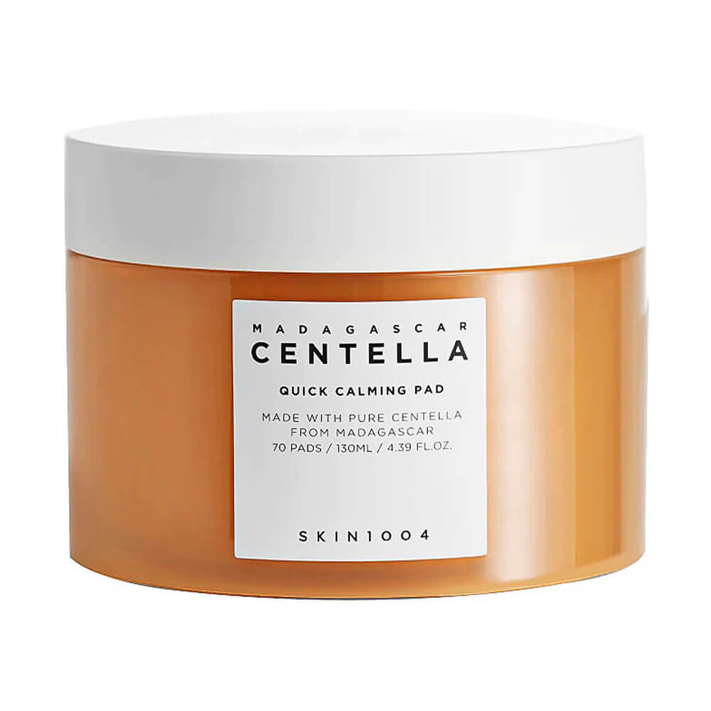 Успокаивающие пэды с центеллой SKIN1004 Madagascar Centella Quick Calming Pad, Диаметр: 7 см
Объём: 70 шт. (130 мл)