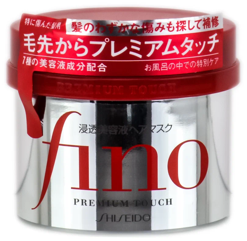 SHISEIDO FINO Premium Touch Маска для волос с содержанием маточного молочка пчел, с цветочным ароматом 230g