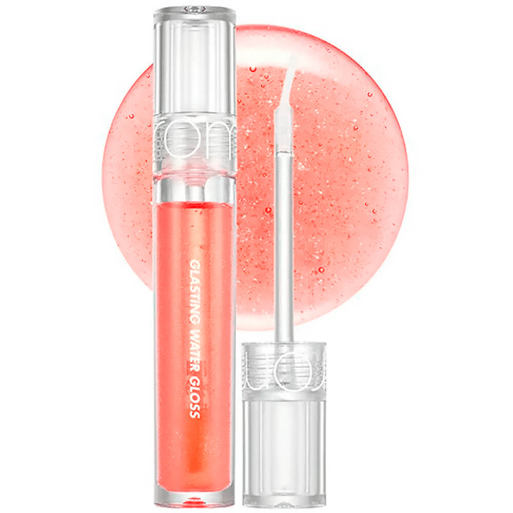 Сияющий коралловый блеск для губ Rom&Nd Glasting Water Gloss 01 Sanho Crush