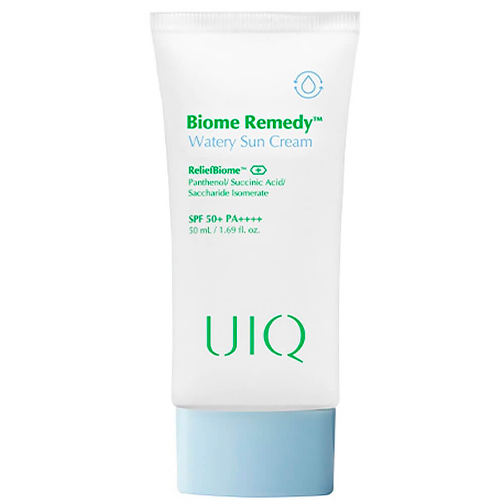 Увлажняющий санскрин с пробиотиками UIQ Biome Remedy Watery Sun Cream SPF50+ PA++++, 50 мл