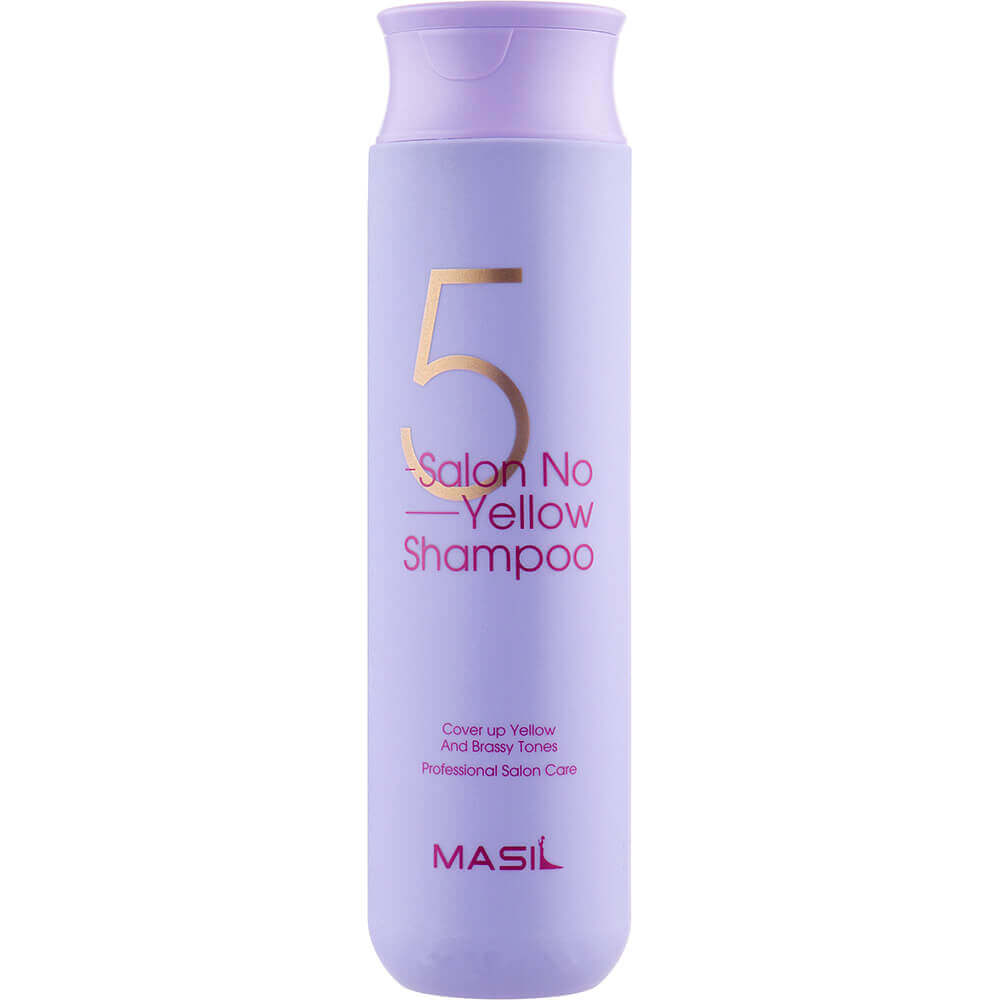 Тонирующий шампунь для осветленных волос Masil 5 Salon No Yellow Shampoo — 300 мл/50 мл