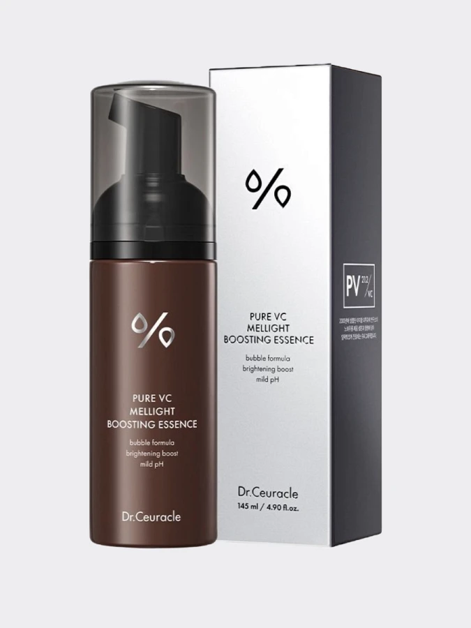 Осветляющиая пузырьковая эссенция для лица с витамином С
Dr.Ceuracle Pure VC Mellight Boosting Essence, 145 мл