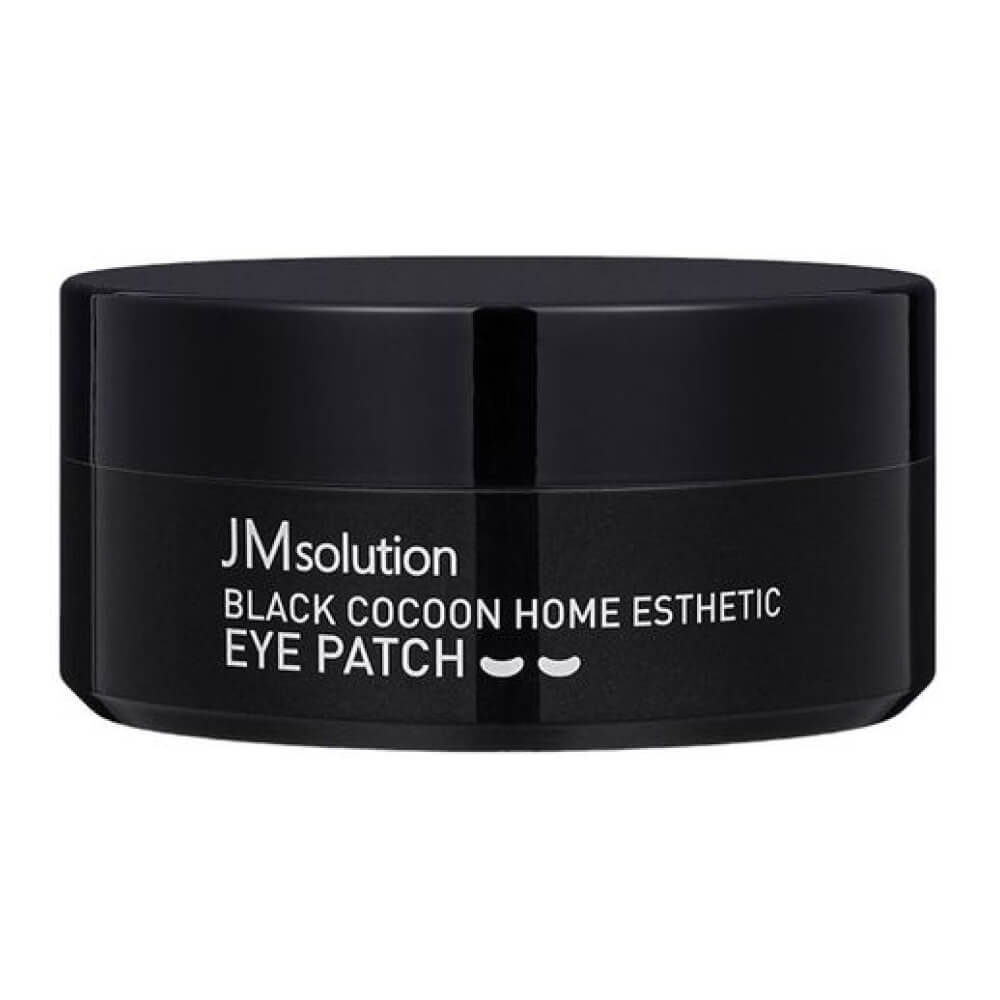 Гидрогелевые патчи с протеинами шёлка и углём JMsolution Black Cocoon Home Esthetic Eye Patch, 60 шт