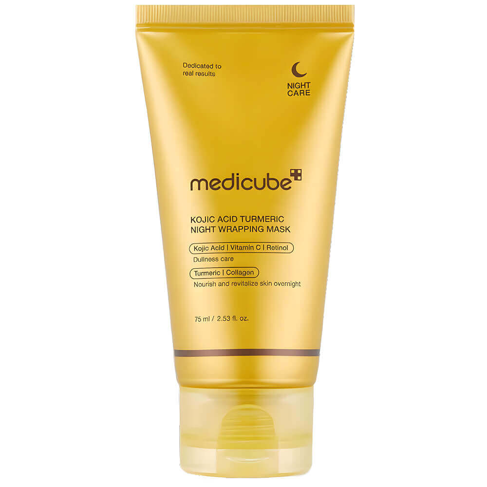 Ночная маска-плёнка с ретинолом и витамином С medicube Kojic Acid Turmeric Night Wrapping Mask, 75 мл